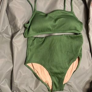 High waisted bikini set